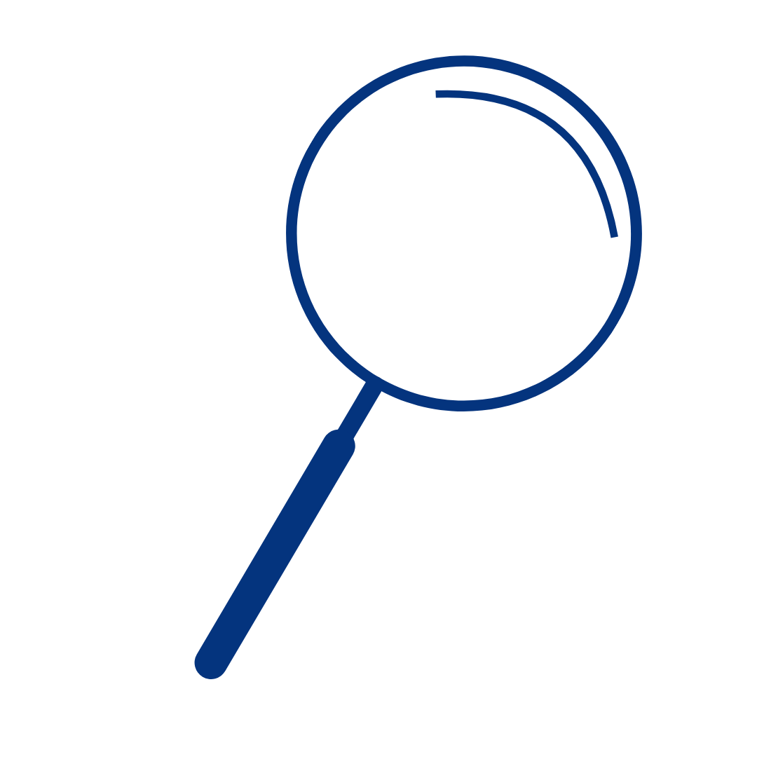 Search engine search bar magnifying glass
